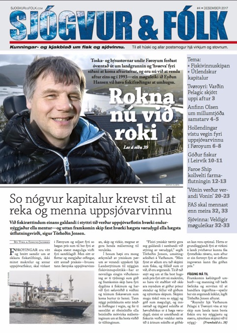 Sjógvur & Fólk #4 - forsíða